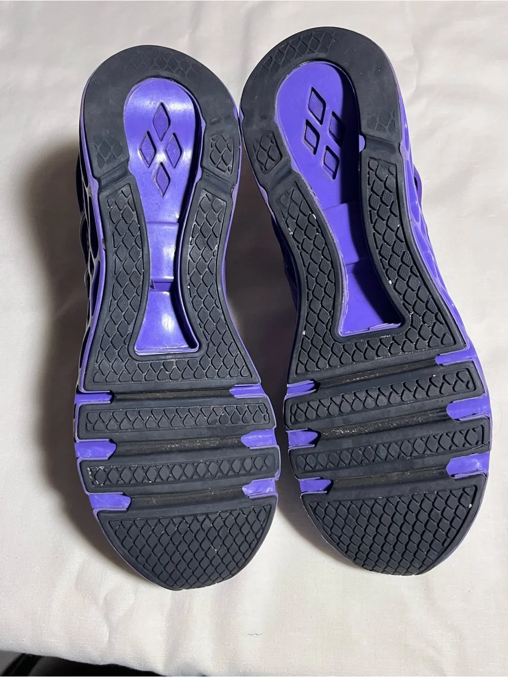 SHEIN Purple Knit Lace-Up Athletic Sneakers